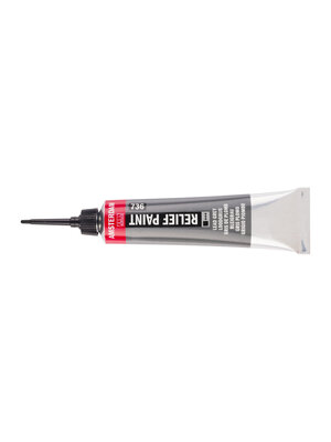 Royal Talens Relief Paint - 20 ml - Loodgrijs 736