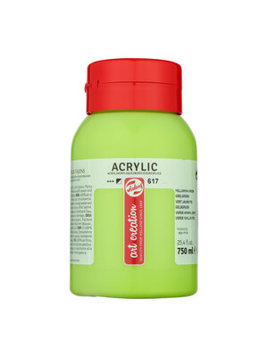 Talens Art Creation Acrylverf - 750 ml - Geelgroen 617