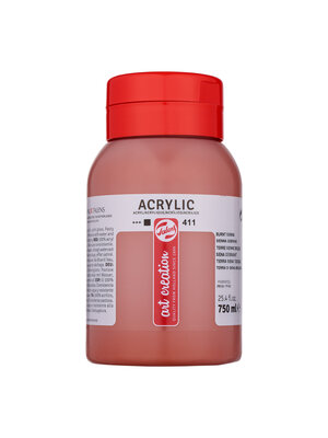 Royal Talens Talens Art Creation Acrylverf Pot 750 ml - Sienna Gebrand 411