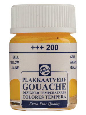 Talens Gouache Extra Fine Quality Fles 16 ml - Geel 200
