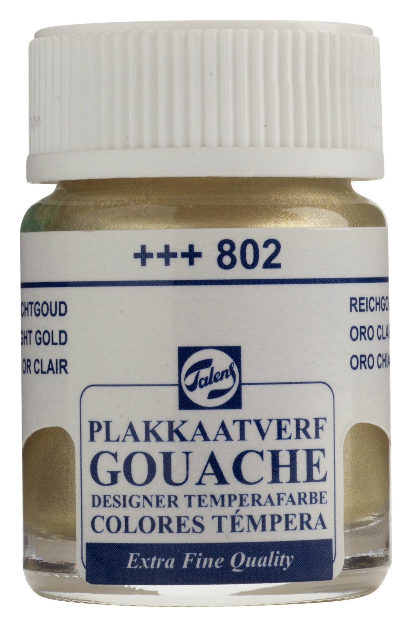Talens Gouache Extra Fine Quality Fles 16 ml - Lichtgoud 802
