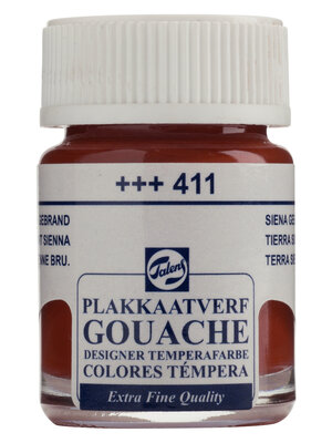 Talens Gouache Extra Fine Quality Fles 16 ml - Sienna Gebrand 411