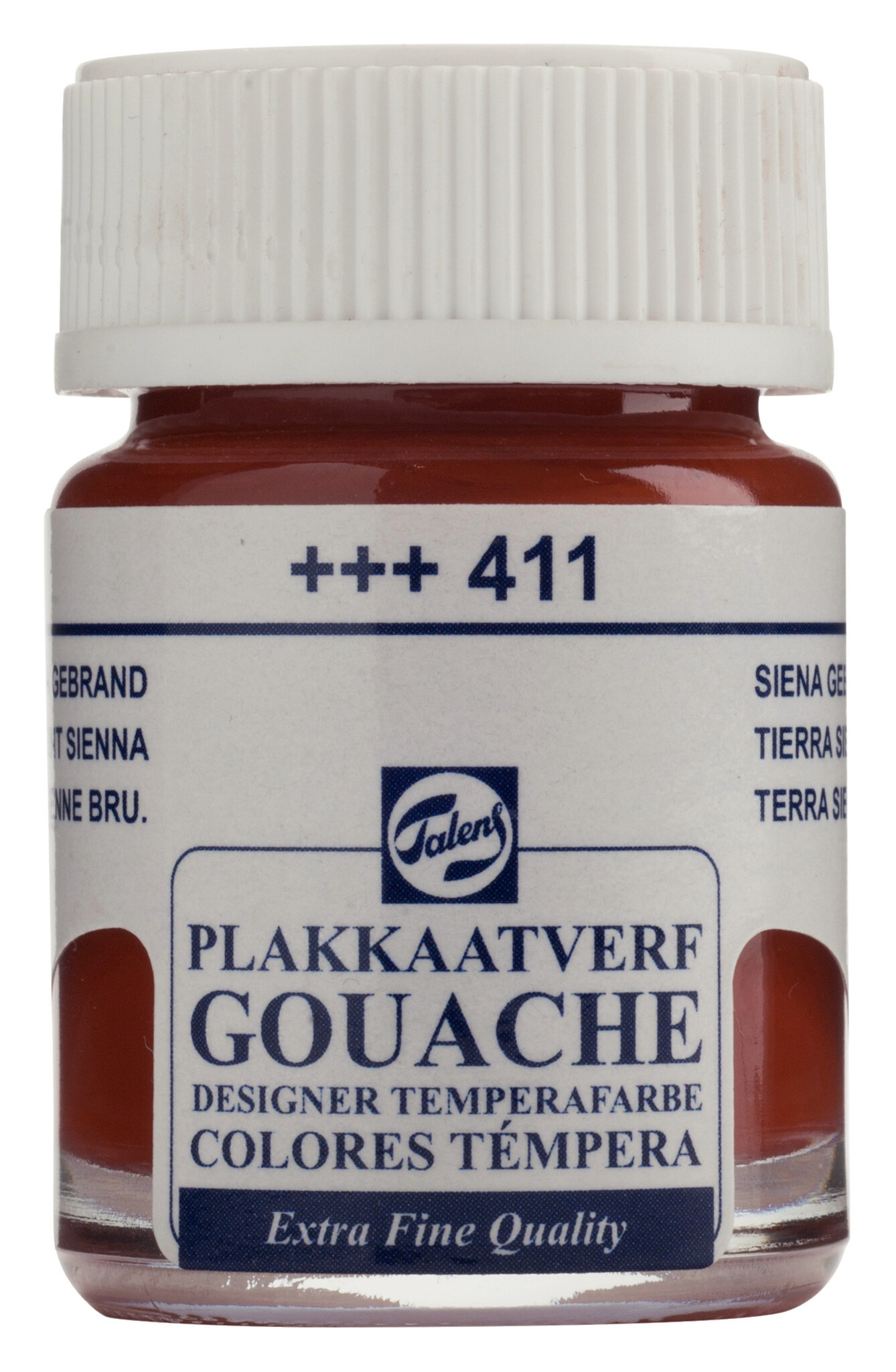 Talens Gouache Extra Fine Quality Fles 16 ml - Sienna Gebrand 411