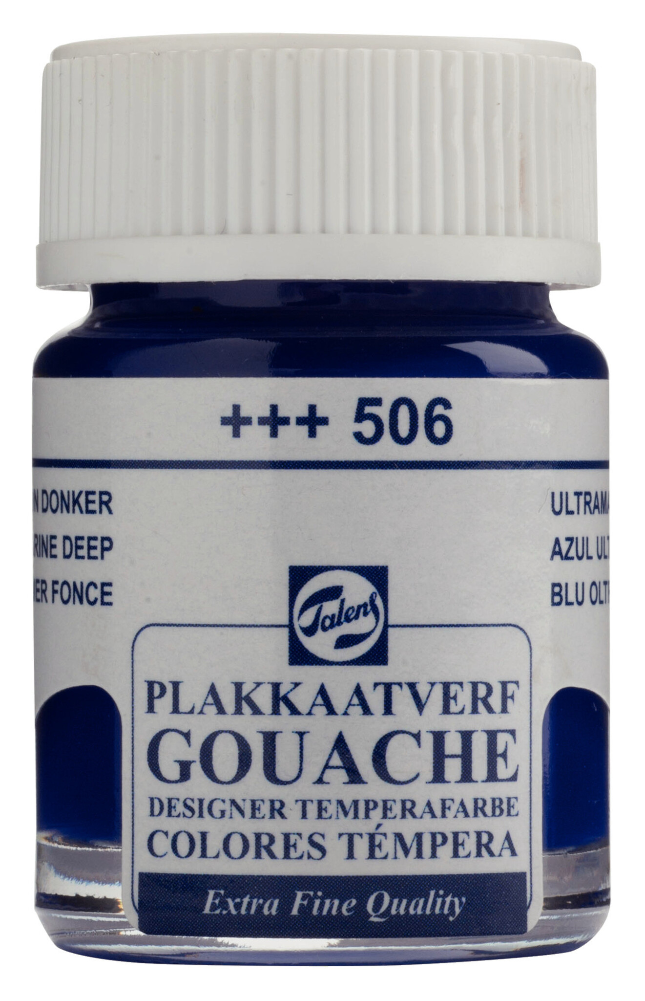 Talens Gouache Extra Fine Quality Fles 16 ml - Ultramarijn Donker 506 afbeelding