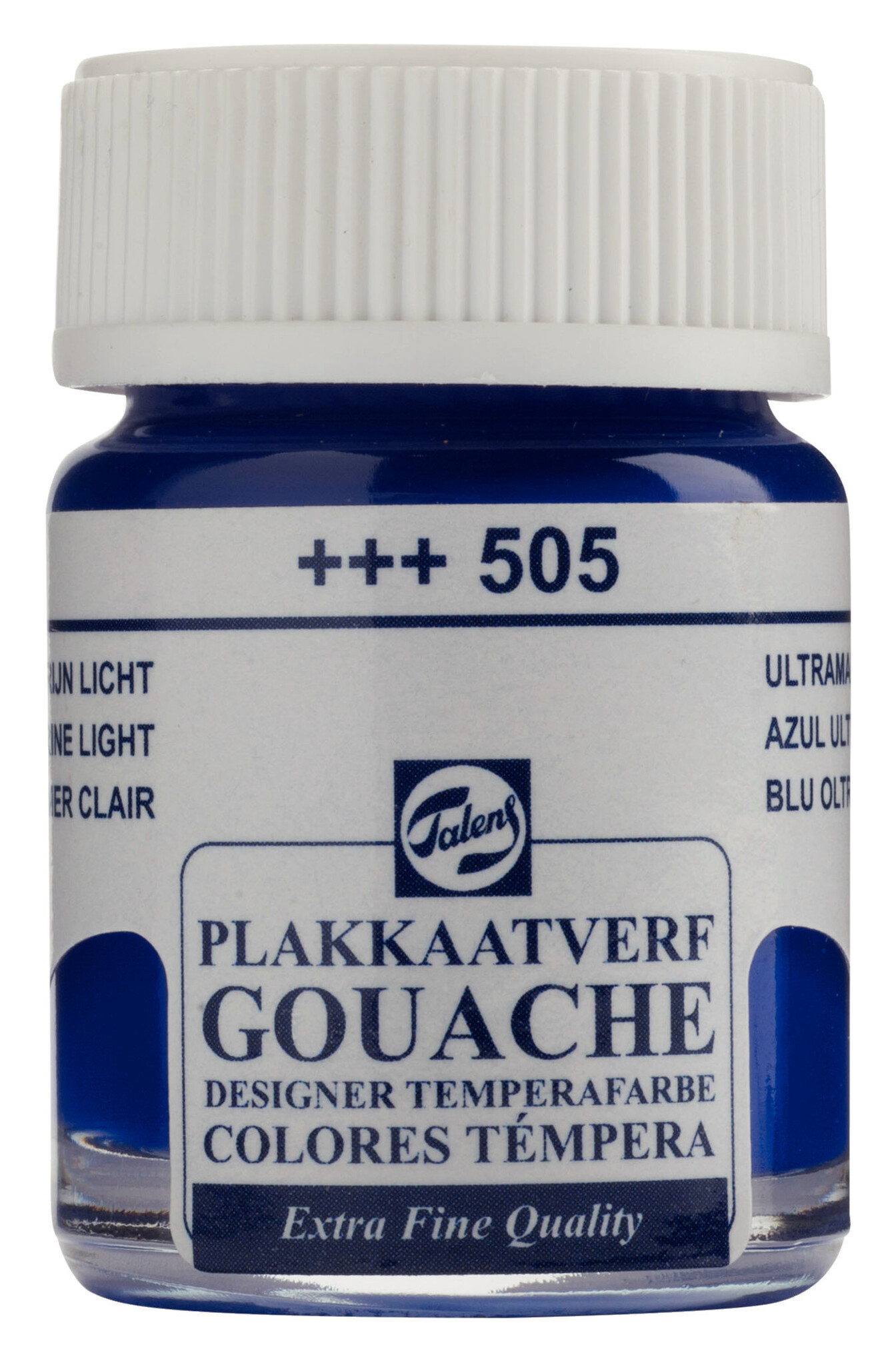 Talens Gouache Extra Fine Quality Fles 16 ml - Ultramarijn Licht 505 afbeelding