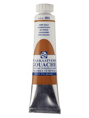 Talens Gouache Extra Fine - 20 ml - Donkergoud 803