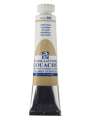 Talens Gouache Extra Fine Quality Tube 20 ml - Lichtgoud 802