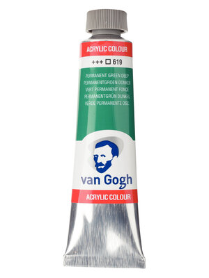 Van Gogh Acrylverf - 40 ml - Permanentgroen Donker 619