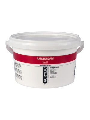 Royal Talens Amsterdam Standard Series Acrylverf Emmer 2500 ml - Titaanwit 105