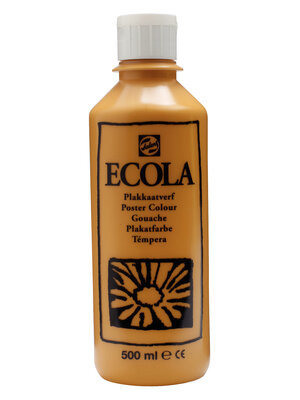 Ecola Plakkaatverf 500 ml - Okergeel 227 Ecola Plakkaatverf 500 ml - Okergeel 227