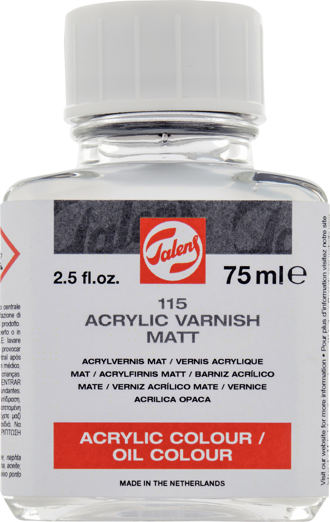 Lascaux Transparante acrylvernis glans - flacon 1000 ml. Martin Brinkhuis