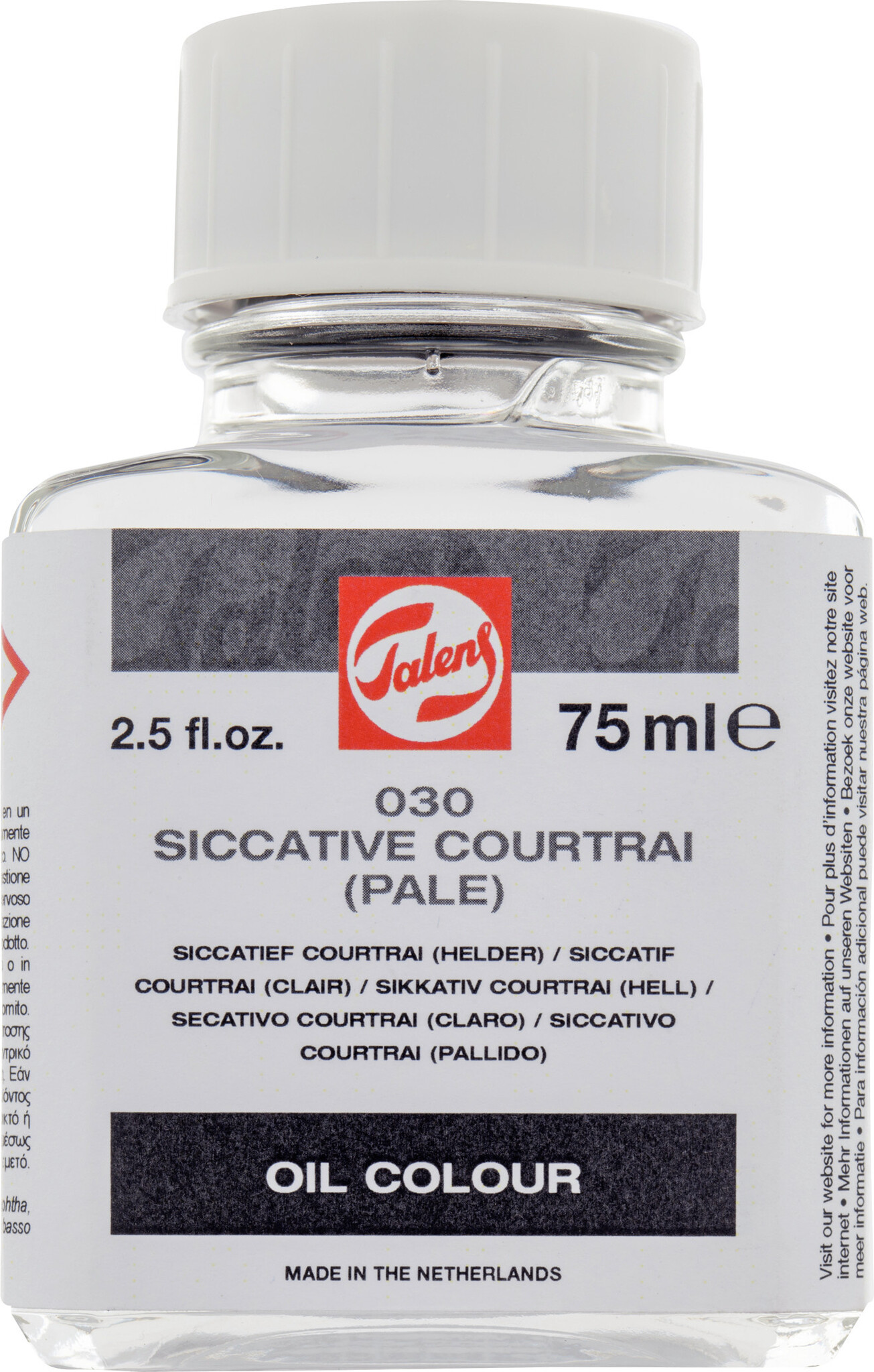 Talens Siccatief Courtrai (Helder) 030 - 75 ml afbeelding