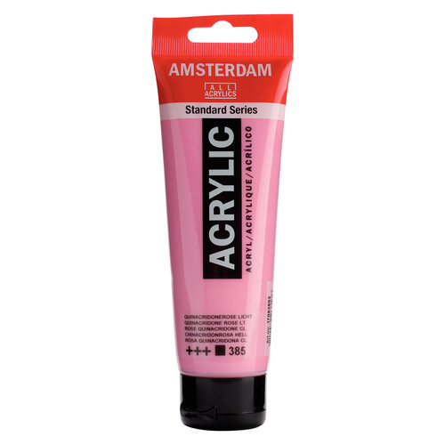 Royal Talens Amsterdam Acrylverf 120 ml - Quinacridone Roze Licht  385
