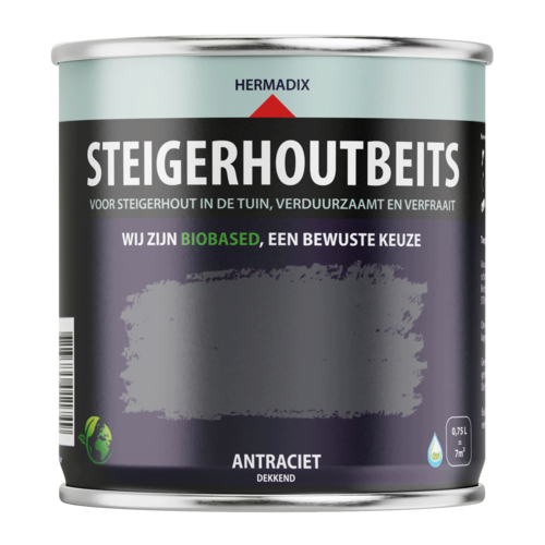 Hermadix Steigerhoutbeits - Antraciet