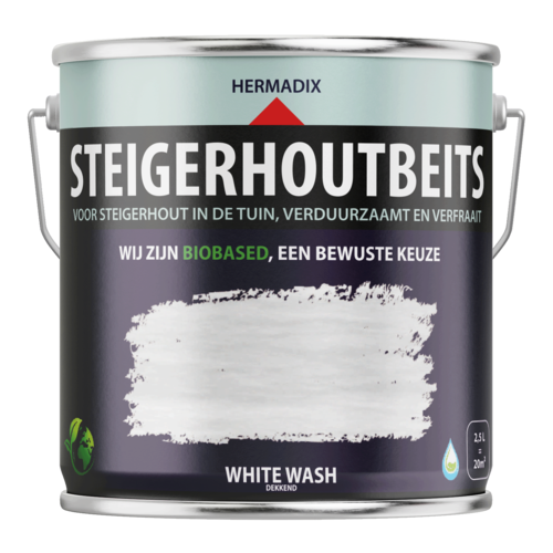 Hermadix Steigerhoutbeits - White Wash