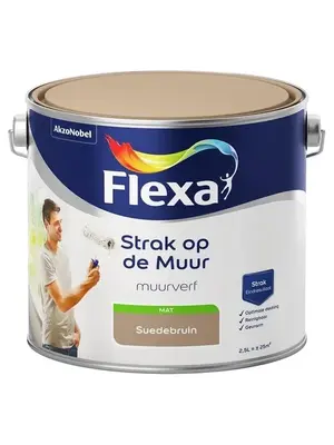 Flexa Strak op de Muur Muurverf - Mat - 2,5 liter - Suede