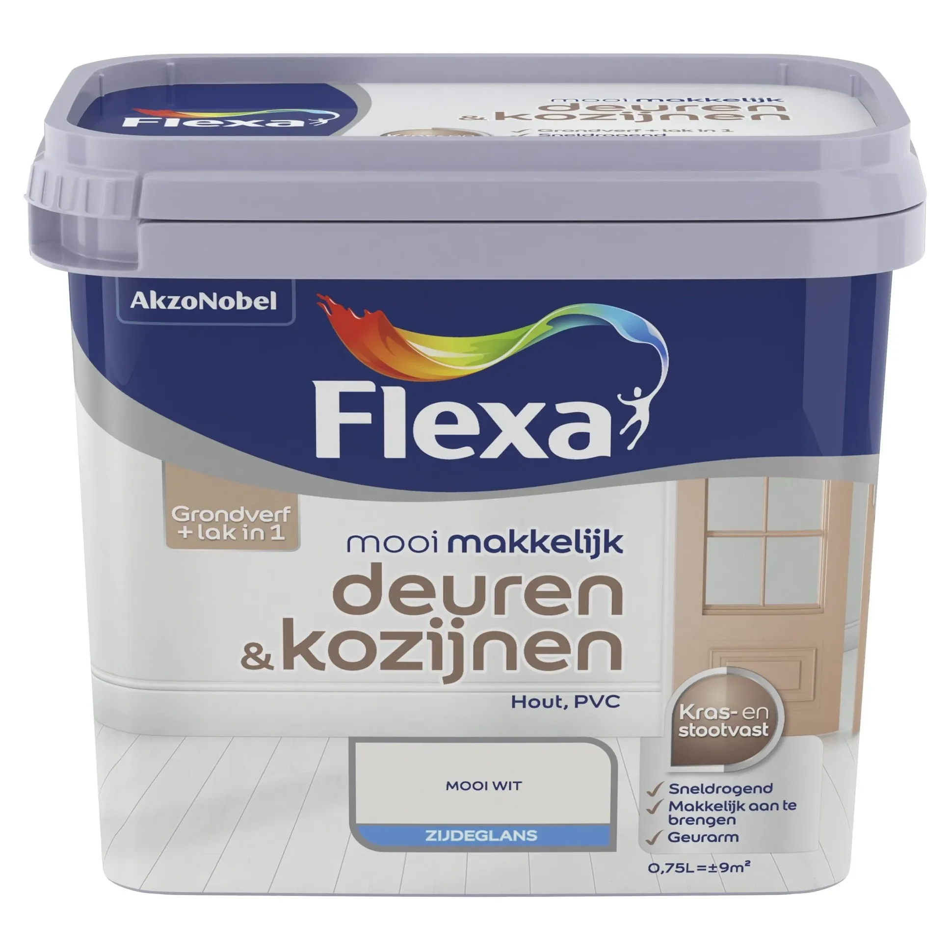 Flexa Mooi Makkelijk Deuren en Kozijnen - Wit afbeelding