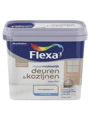 Flexa Mooi Makkelijk Deuren en Kozijnen - Gebroken Wit / RAL 9010