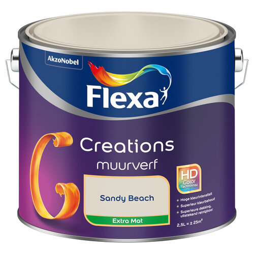 Flexa Creations Muurverf Extra Mat - Sandy Beach