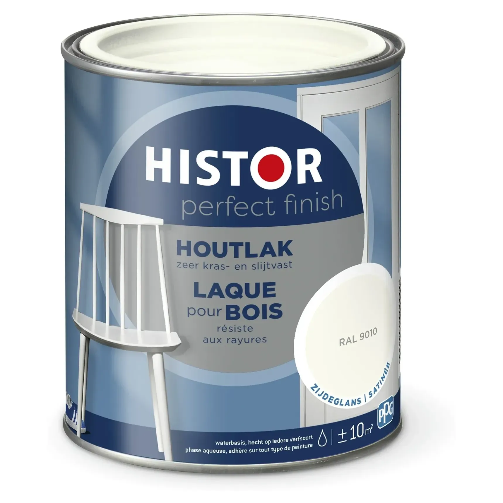 Histor Perfect Finish Houtlak Zijdeglans - RAL 9010