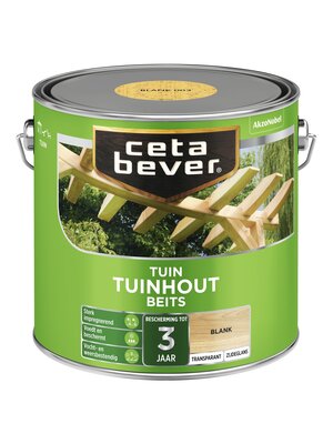 Cetabever Tuinhout Beits Transparant Zijdeglans - Blank