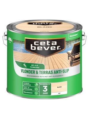 Cetabever Vlonder & Terras Anti-Slip Beits Transparant Mat - Blank