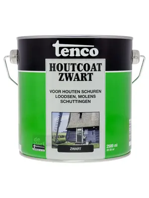 Tenco Houtcoat Zwart