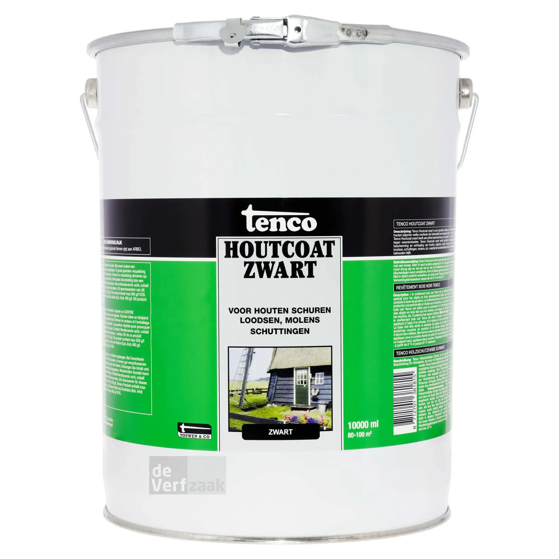 Tenco Houtcoat Zwart