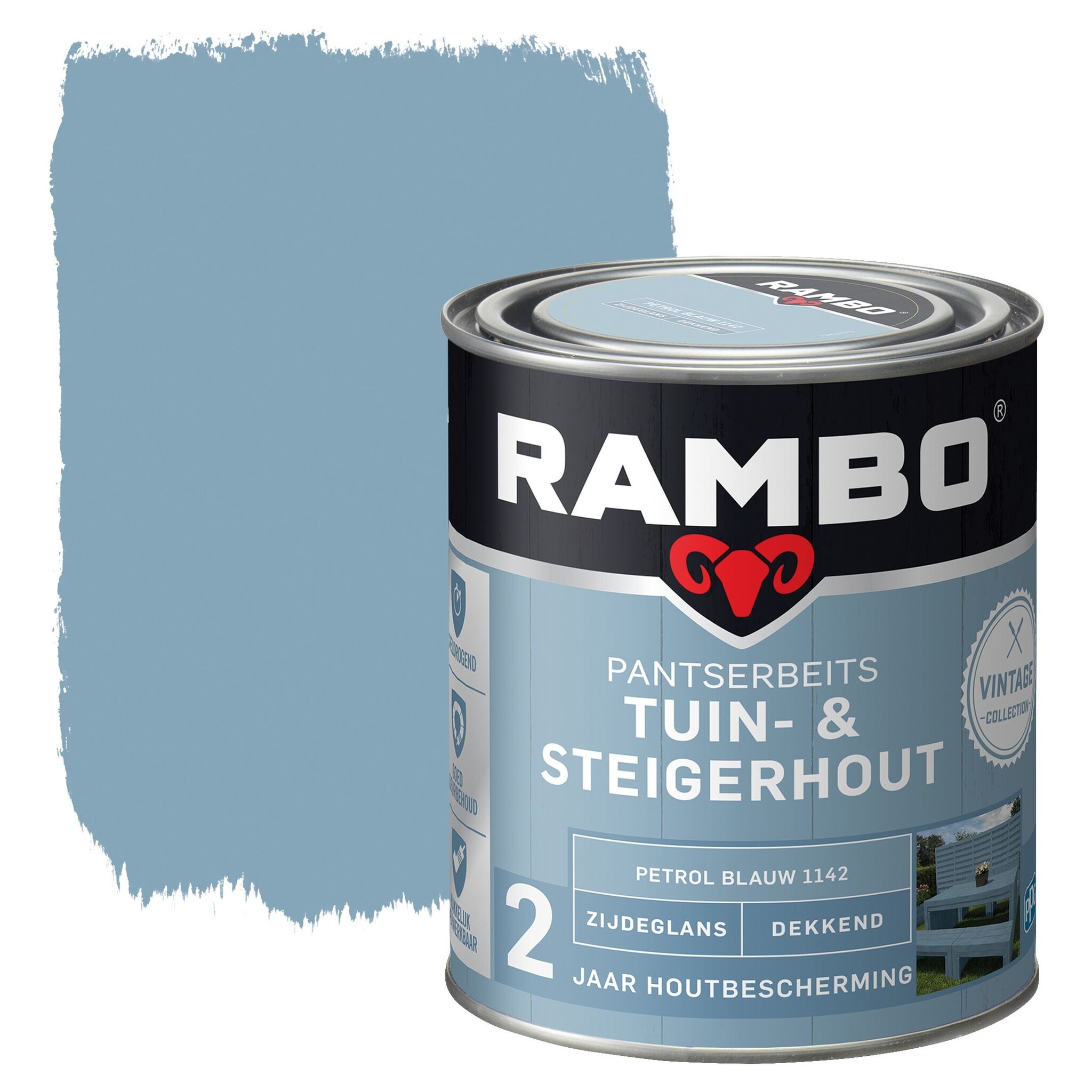 Rambo Tuin- & Steigerhout - Petrol Blauw 1142 afbeelding