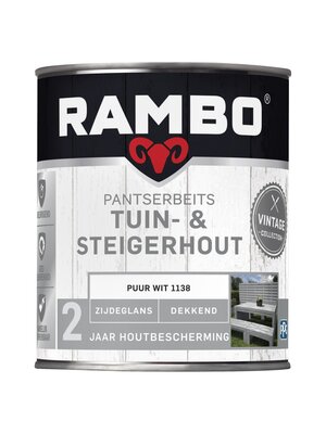 Rambo Tuin- & Steigerhout - Puur Wit 1138