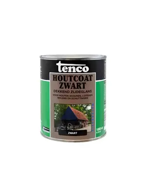 Tenco Houtcoat Zwart - Zijdeglans Waterbasis