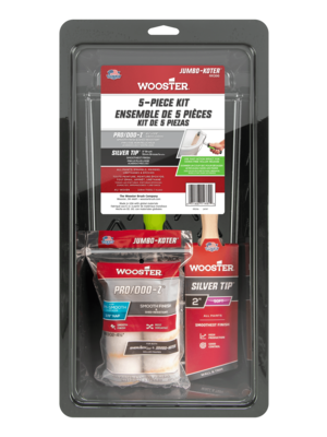 Wooster Jumbo-Koter Pro/Doo-Z & Silver Tip 5-Piece Kit Wooster Jumbo-Koter Pro/Doo-Z & Silver Tip 5-Piece Kit