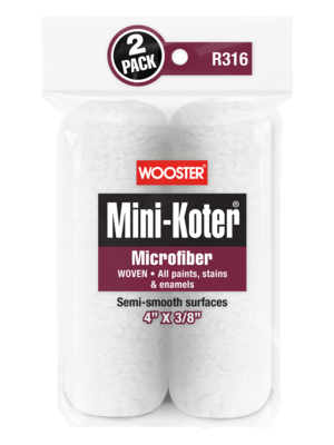 Wooster Mini-Koter Microfiber 2-Pack (Glad) Wooster Mini-Koter Microfiber 2-Pack (Glad)