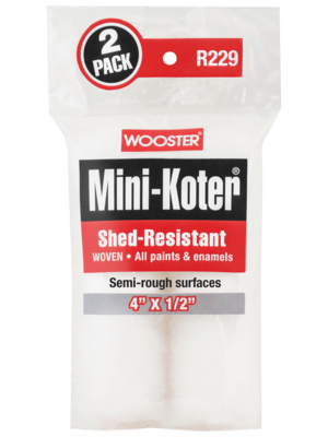 Wooster Mini-Koter Shed-Resistant 2-Pack (Fijn) Wooster Mini-Koter Shed-Resistant 2-Pack (Fijn)
