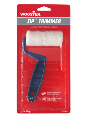 Wooster Zip Trim Lakvilt Roller & Bakje Wooster Zip Trim Lakvilt Roller & Bakje