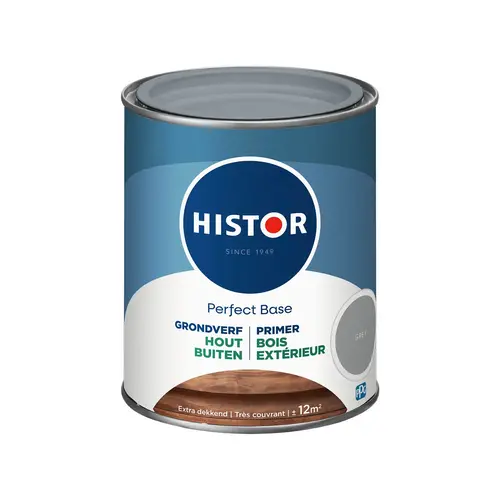 Histor Perfect Base Grondverf - Hout Buiten - Grijs
