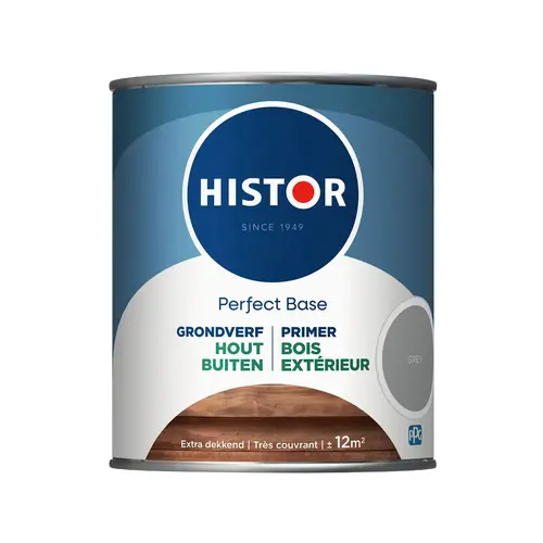 Histor Perfect Base Grondverf - Hout Buiten - Grijs