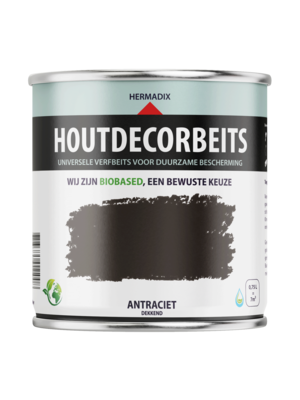 Hermadix Houtdecor Verfbeits - Antraciet