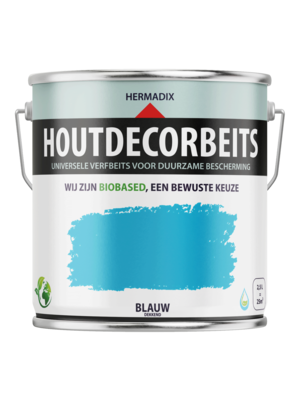 Hermadix Houtdecor Verfbeits - Blauw