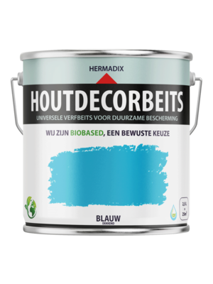 Hermadix Houtdecor Verfbeits - Blauw