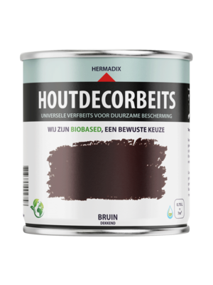 Hermadix Houtdecor Verfbeits - Bruin