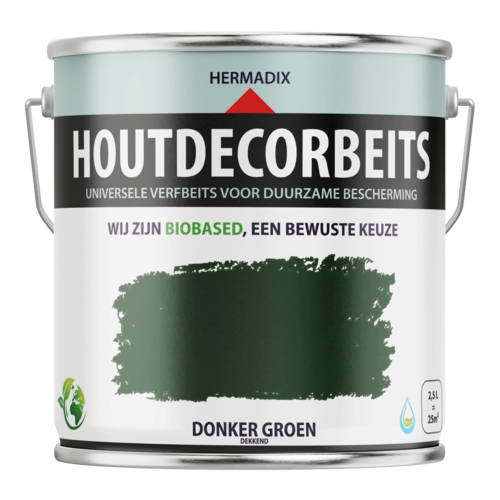 Hermadix Houtdecor Verfbeits - Donker Groen