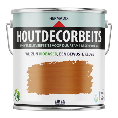 Hermadix Houtdecor Verfbeits Transparant - Eiken
