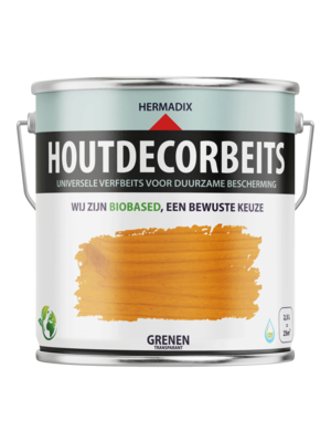 Hermadix Houtdecor Verfbeits Transparant - Grenen