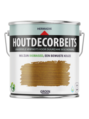 Hermadix Houtdecor Verfbeits Transparant - Groen
