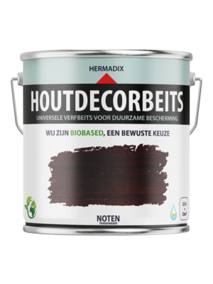 Hermadix Houtdecor Verfbeits Transparant - Noten