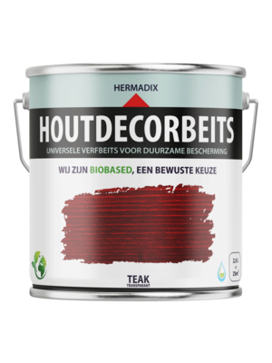 Hermadix Houtdecor Verfbeits Transparant - Teak
