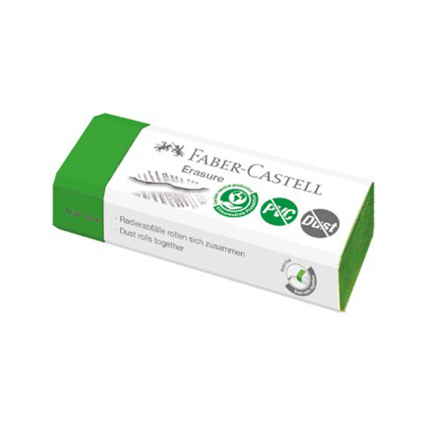 Faber Castell Gum groen PVC vrij en stofvrij afbeelding