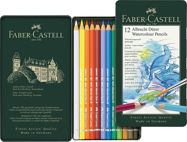 Faber Castell Aquarelpotlood Albrecht Dürer etui afbeelding