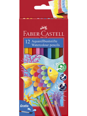 Faber Castell Aquarelpotloden - 12 stuks